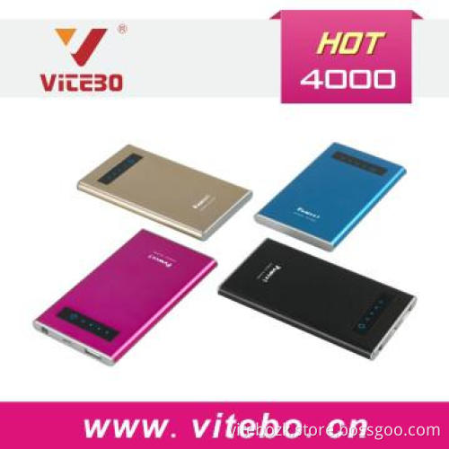 Portable Back Up Battery Charger 4000mAh